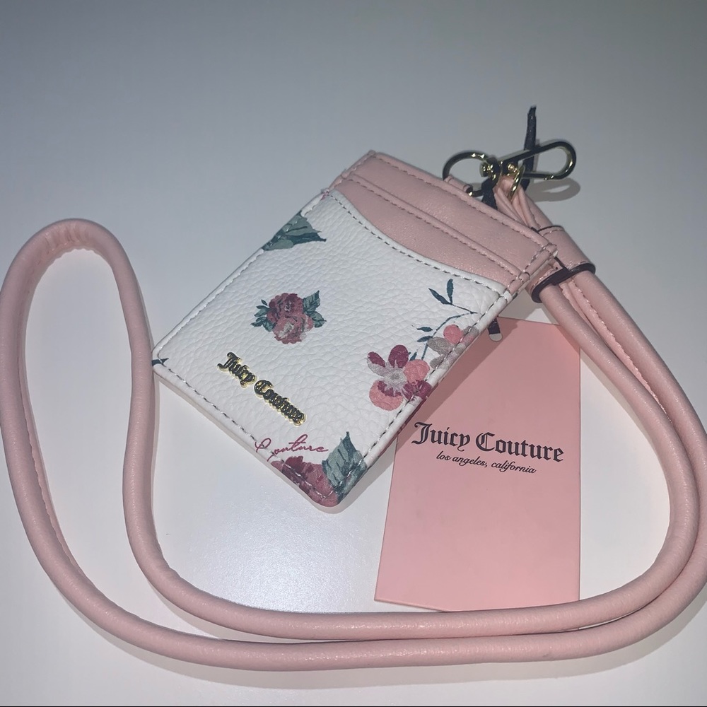 Nwt Juicy Couture Floral Lanyard